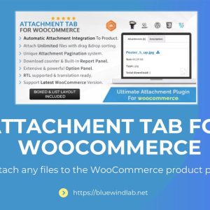 Attachment Tab For Woocommerce