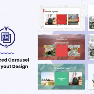 Advanced Carousel Blog Layout Design