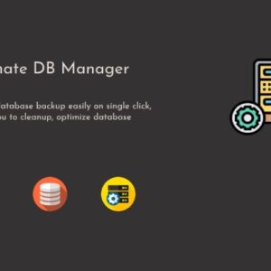 Ultimate DB Manager - WP Database Backup, Optimize