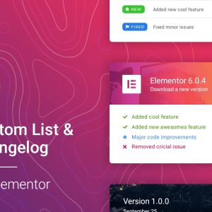 Changelog & Custom List for Elementor