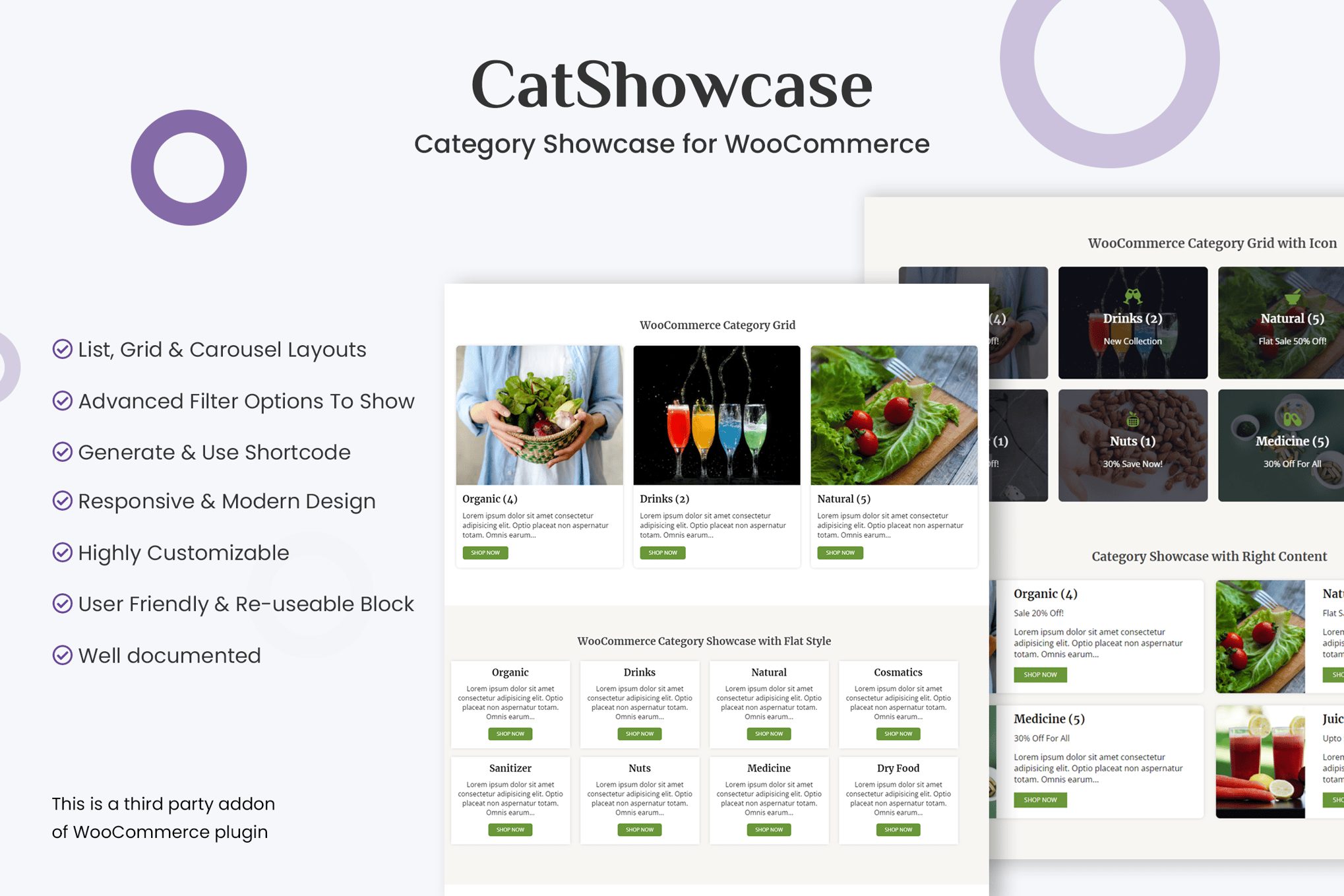 CatShowcase - Category Showcase for WooCommerce