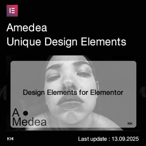 Amedea - Unique Design Elements for Elementor