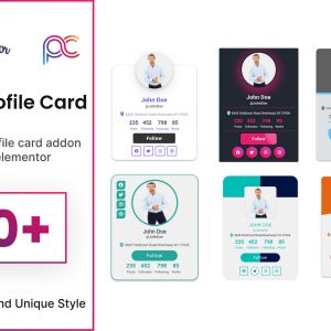 Profile Card addon for elementor