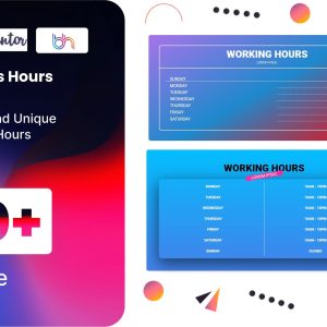 BWD Business Hours addon for elementor