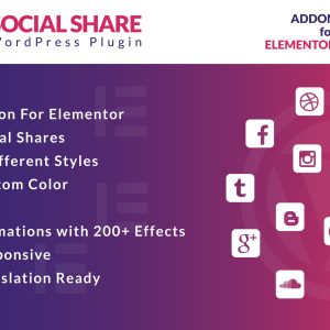 Social Share for Elementor WordPress Plugin