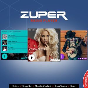 Zuper - Radio Player for WPBakery Page Builder