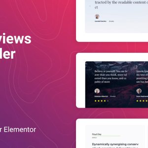 Reviews Slider for Elementor