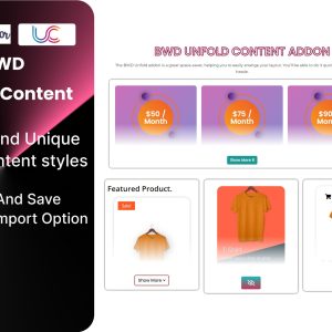 Unfold Content Addon For Elementor