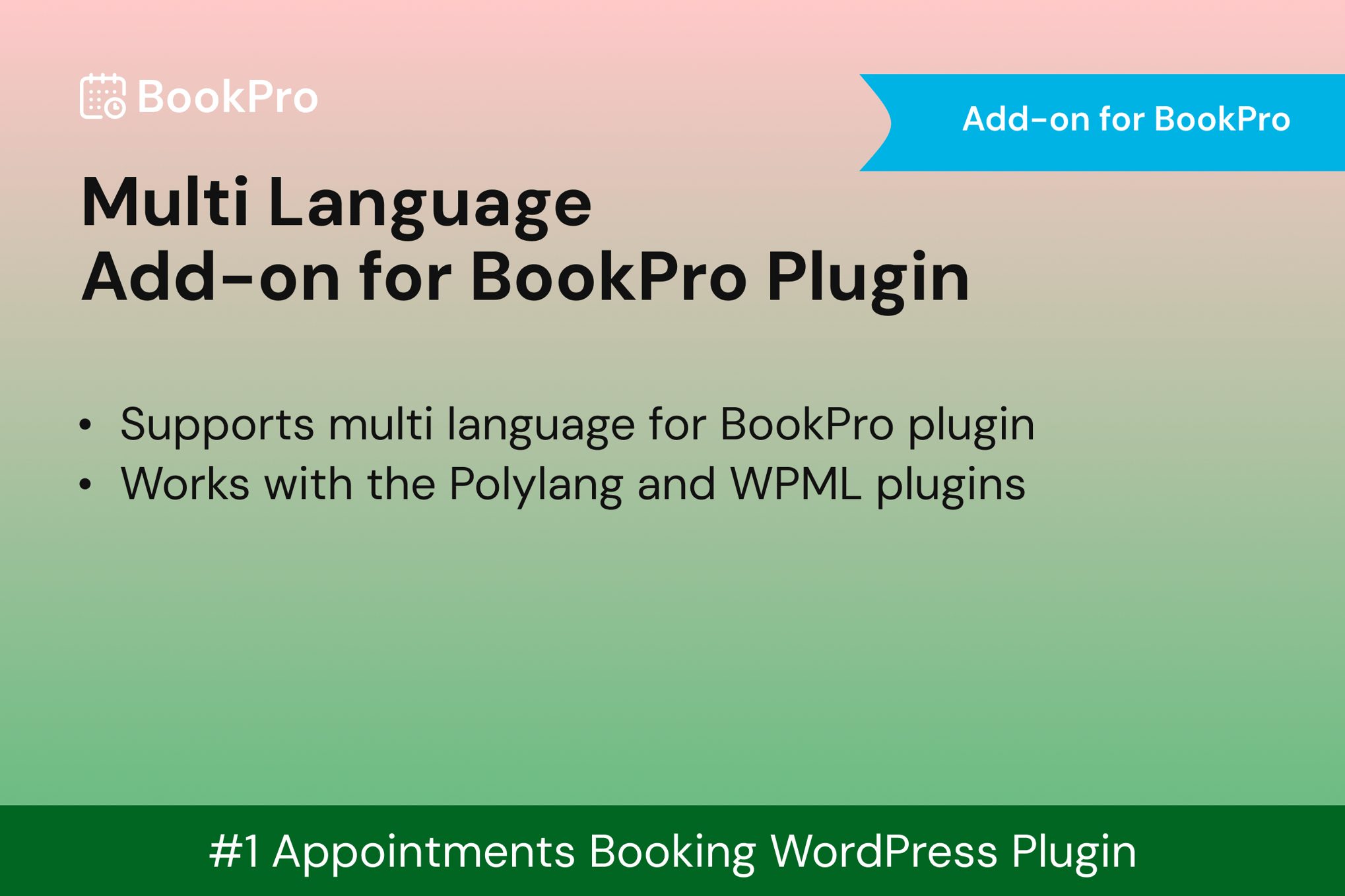 Multi Language Add-on for BookPro Plugin