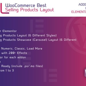 WooCommerce Best Selling Products for Elementor