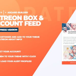 Patreon Box and About Feed WordPress Plugin
