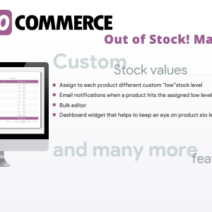 WooCommerce Out of Stock! Manager