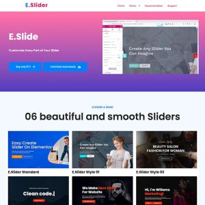 Elementor Slider Addons - Widget