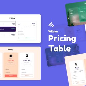 Wiloke Pricing Table Addon for Elementor