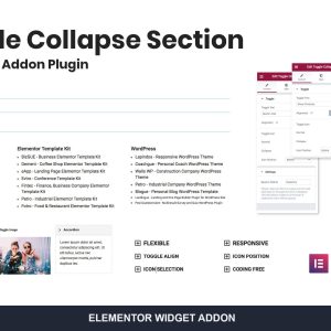 Toggle Collapse Section Elementor Addon
