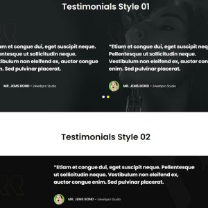 Testimonials widget For Elementor