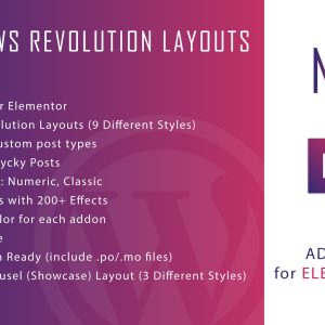 News Revolution Layouts for Elementor Plugin