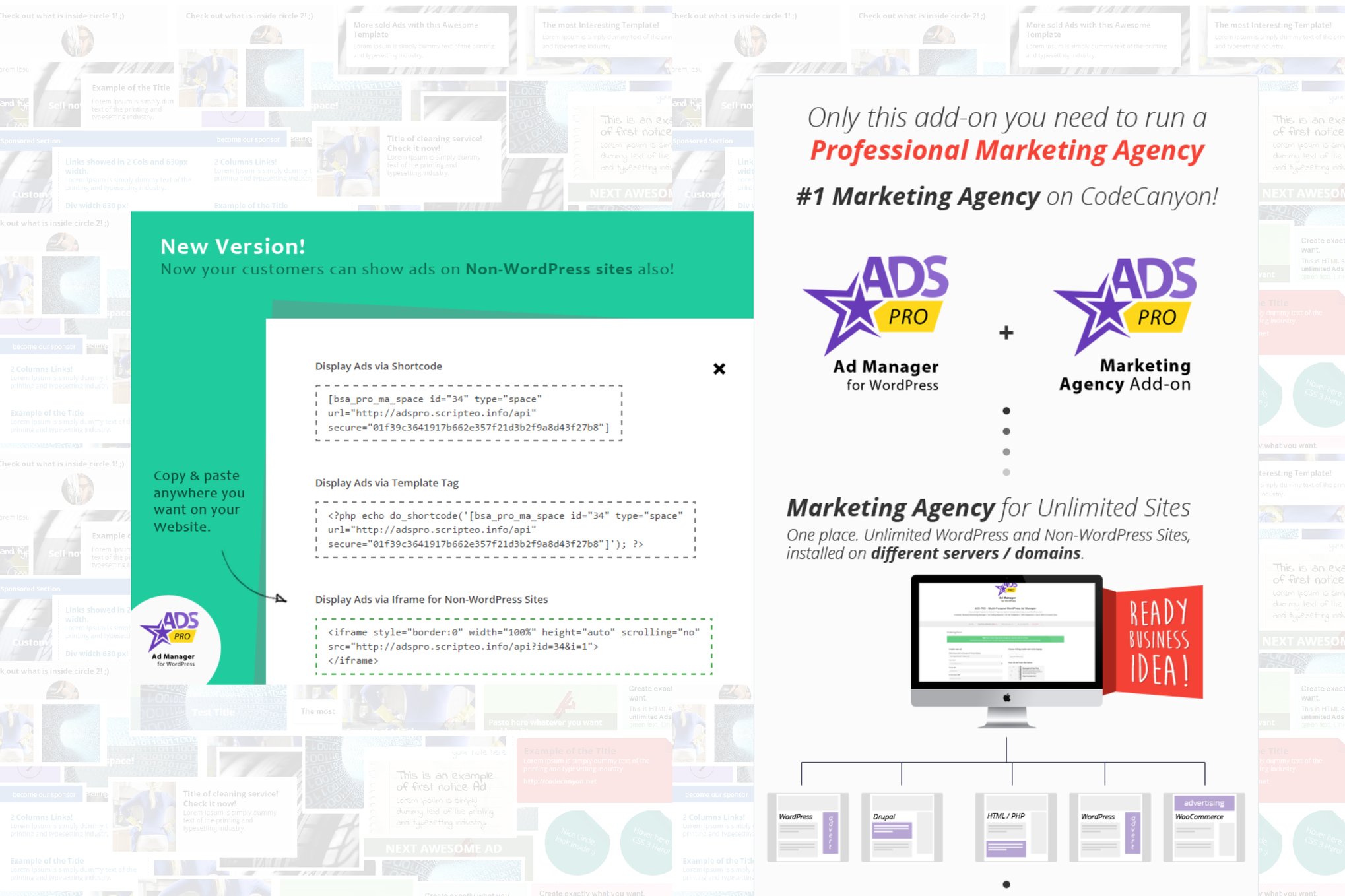 WordPress Marketing Agency - Ads Pro MA add-on