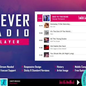 CLEVER - HTML5 Radio Player & History - Elementor