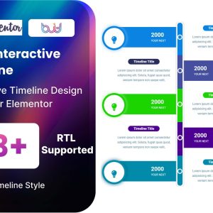 Timeline addon for elementor