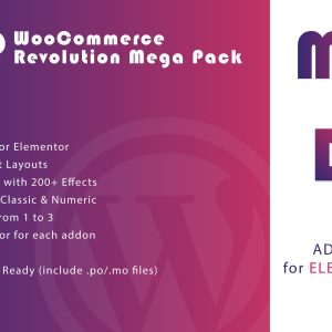 WooCommerce Revolution Mega Pack for Elementor