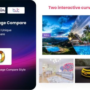 Image Compare addon for elementor