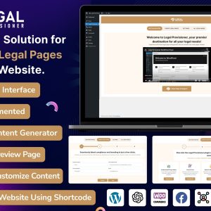 WordPress Legal Pages Generator Plugin with AI