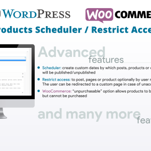 Products Scheduler / Restrict Access
