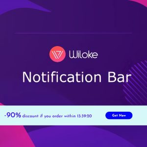 Wiloke Notification Bar