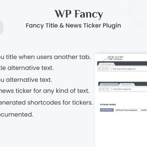 Fancy Title and News Ticker WordPress Plugin