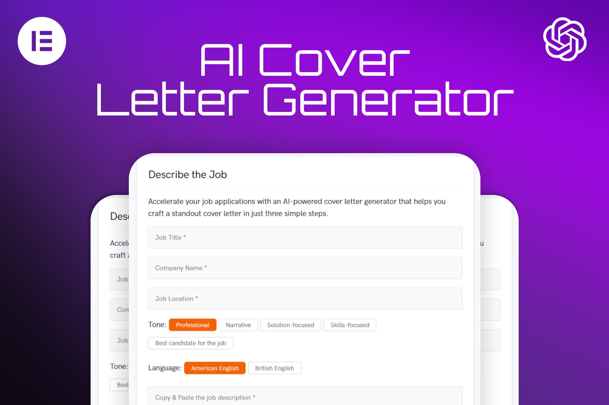 AI Cover Letter Generator for WordPress