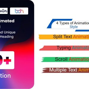 BWD Animated Heading addon for elementor