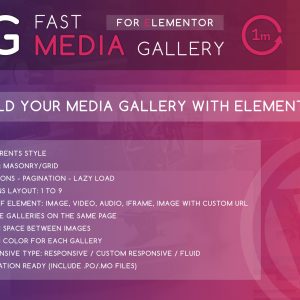 Fast Media Gallery For Elementor WordPress Plugin