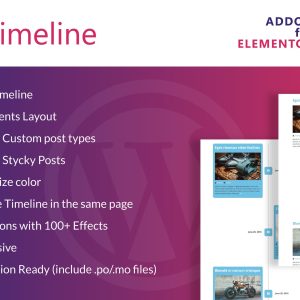 Timeline for Elementor WordPress Plugin