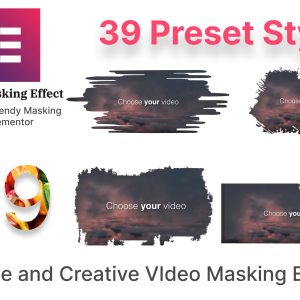 Masking Video addon for Elementor