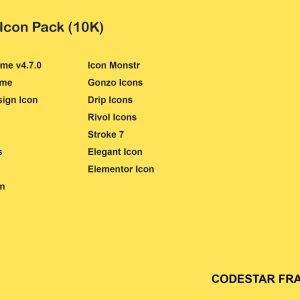 Mentor Icon Pack for Codestar Framework