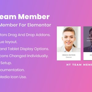HT Team Member For Elementor
