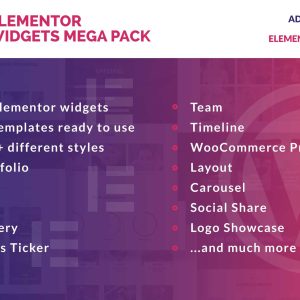 Elementor Widgets Mega Pack - Addons for Elementor