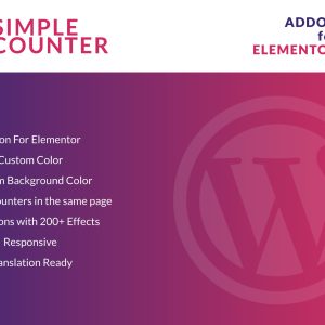 Simple Counter for Elementor WordPress Plugin