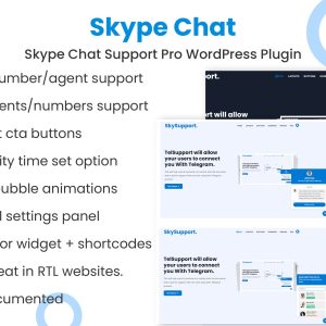 Skype Chat Support Pro WordPress Plugin
