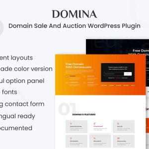 Domina - Domain For Sale & Auction Plugin