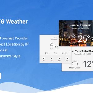 Jeg Weather Forecast Addon WordPress Plugin